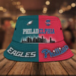 Philadelphia Eagles x Philadelphia Phillies Bucket Hat - TMTHU1075