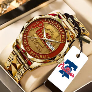 Philadelphia Phillies 142th Anniversary 2025 Alloy Luxury Quartz Watch - TANTN16084