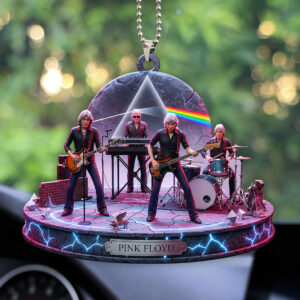 Pink Floyd Custom shape 2-sided Acrylic Car Ornament - HOATT12555