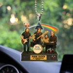 Pink Floyd 60th Anniversary Custom Shape Clear 1-sided Acrylic Car Ornament – MAITM12743