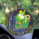 Pittsburgh Pirates Custom shape 2-sided Acrylic Car Ornament - HOATT13053