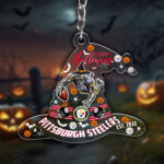 Pittsburgh Steelers Custom Shape 1-side Printed Acrylic Keychain - HOATT12990