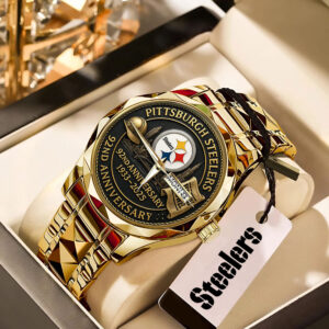 Pittsburgh Steelers 92nd Anniversary Alloy Luxury Quartz Watch - MAITM12901
