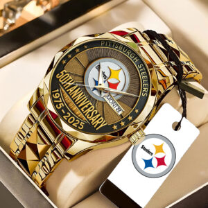 Pittsburgh Steelers The Terrible Towel 2025 Alloy Luxury Quartz Watch - TANTN16138