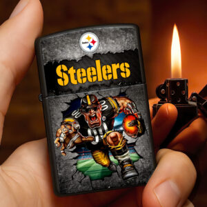 Pittsburgh Steelers Zippo Lighter Case (No Insert) - HOATT13336