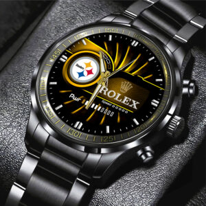 Pittsburgh Steelers x Rolex Black Stainless Steel Watch - MAITM8510