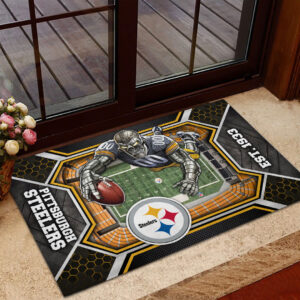 Pittsburgh Steelers Custom Doormat - HOATT12634