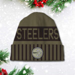Pittsburgh Steelers 2025 Salute to Service Beanie Hat - TANTN16573
