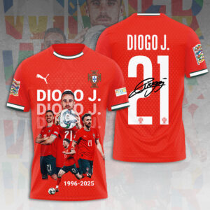 Portugal National Football Team x Diogo Jota 3D Apparel - HOATT 11719