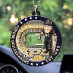 Purdue Boilermakers Football Custom shape 2-sided Acrylic Car Ornament - HOATT13118