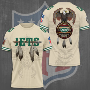 New York Jets x Native American Heritage 3D Apparel - TMTHU957
