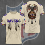Baltimore Ravens x Native American Heritage 3D Apparel - TMTHU958