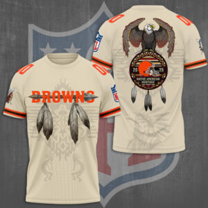 Cleveland Browns x Native American Heritage 3D Apparel - TMTHU960