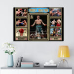 Ricky Hatton Rectangle Canvas With Inner Frame – TANTN16231