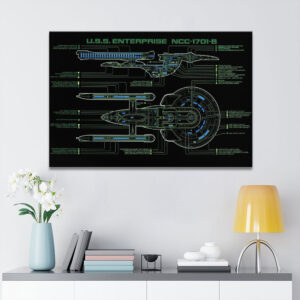 Star Trek Rectangle Canvas With Inner Frame - TMTHU1063