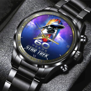 Star Trek 60th Anniversary Black Stainless Steel Watch - TMTHU1230