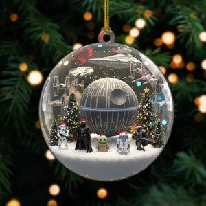 Star Wars Christmas Custom Shape 2-side Printed Acrylic Ornament - TMTHU1043