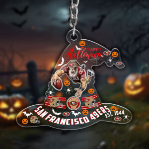 San Francisco 49ers Custom Shape 1-side Printed Acrylic Keychain - HOATT12991