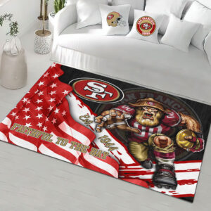 San Francisco 49ers Rectangular Rug - HOATT13177