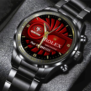 San Francisco 49ers x Rolex Black Stainless Steel Watch - MAITM7425