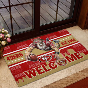 San Francisco 49ers Custom Doormat - HOATT12856