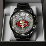 San Francisco 49ers 2026 Anniversary Black Stainless Steel Watch - TANTN16986