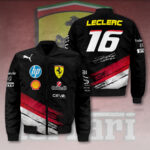 Scuderia Ferrari x Charles Leclerc 3D Bomber Jacket - HOATT 9231