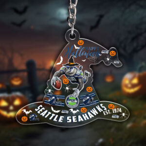 Seattle Seahawks Custom Shape 1-side Printed Acrylic Keychain - HOATT12992