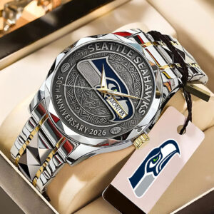 Seattle Seahawks 50th Anniversary 2026 Alloy Luxury Quartz Watch - TANTN16080