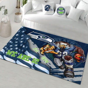Seattle Seahawks Rectangular Rug - HOATT13178