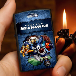 Seattle Seahawks Zippo Lighter Case (No Insert) - HOATT13338