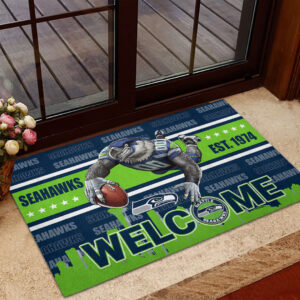 Seattle Seahawks Custom Doormat - HOATT12857
