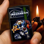 Seattle Seahawks Zippo Lighter Case (No Insert) - HOATT13024
