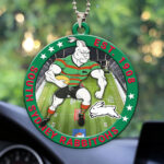 South Sydney Rabbitohs Custom Shape 2-sided Acrylic Car Ornament – HOATT13379