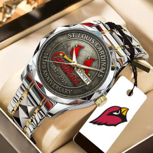 St. Louis Cardinals 143rd Anniversary 2025 Alloy Luxury Quartz Watch - TANTN16200