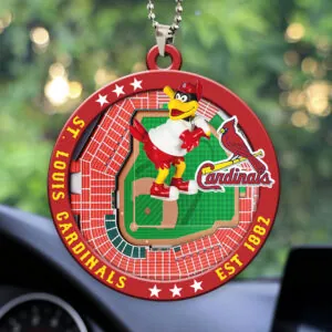 St. Louis Cardinals Custom shape 2-sided Acrylic Car Ornament - HOATT13057