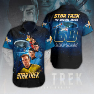 Star Trek Short Sleeve Button-Down Shirt – HOATT 12021