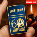 Personalized Star Trek: The Original Series 60th Anniversary Zippo Lighter Case (No Insert) - HOATT13293