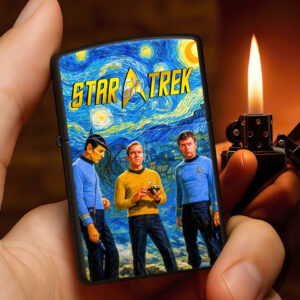 Star Trek: The Original Series 60th Anniversary Zippo Lighter Case (No Insert) - HOATT13277