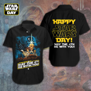 Star Wars Short Sleeve Button-Down Shirt - TANTN 5782