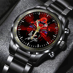 Ducati Lenovo Team x Marc Márquez Black Stainless Steel Watch - TANTN 11761