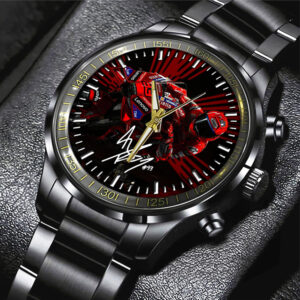 Ducati Lenovo Team x Marc Márquez Black Stainless Steel Watch - TANTN 11762