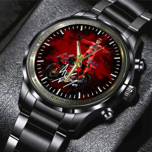 Ducati Lenovo Team x Marc Márquez Black Stainless Steel Watch - TANTN 11764
