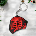 Marc Márquez Custom Shape 2-sided Keychain - TANTN 12025