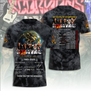 Scorpions Band 3D Apparel - TANTN 12034
