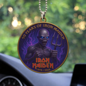 Iron Maiden Custom shape 2-sided Acrylic Car Ornament - TANTN 13510
