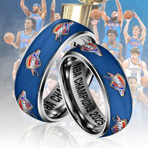 Oklahoma City Thunder Custom Alloy Ring - TANTN 14084