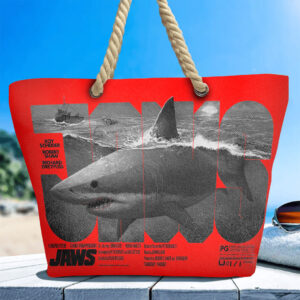 Jaws Hemp Rope Tote Bag - TANTN 14179
