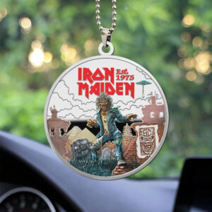 Iron Maiden Custom shape 2-sided Acrylic Car Ornament - TANTN 14338