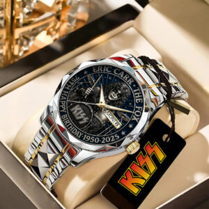 KISS x Eric Carr Alloy Luxury Quartz Watch - TANTN 14955